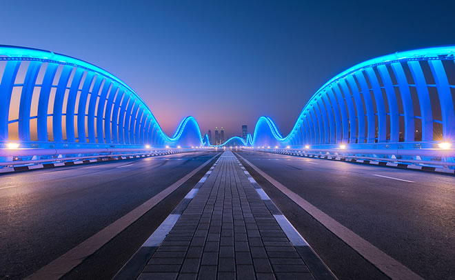 Beautiful Bridges In Dubai