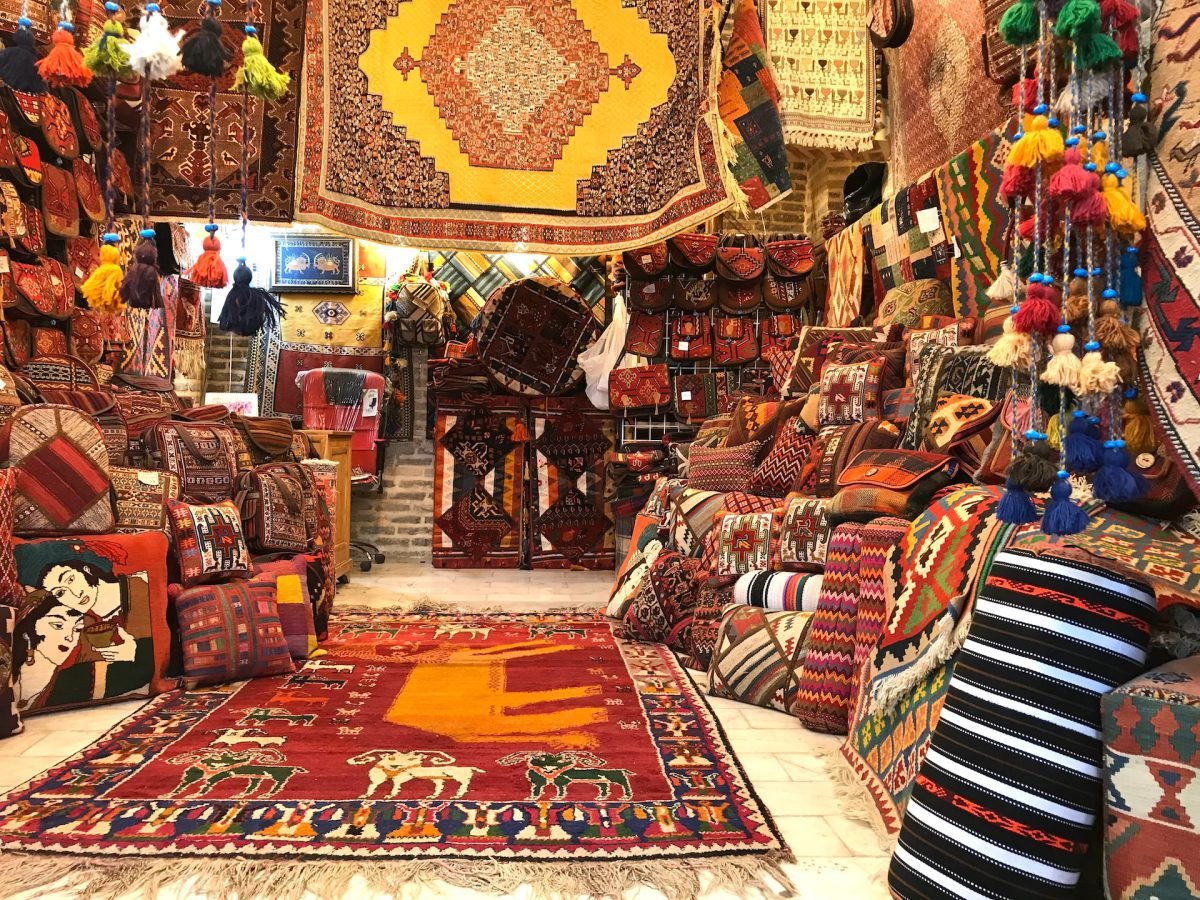 vibrant markets of iran