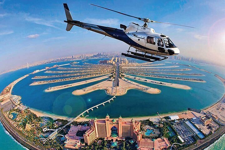 helicopter in dubai