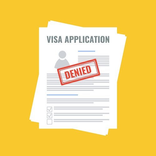 visa rejected