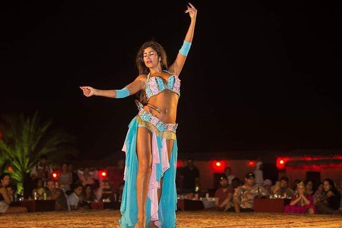 belly dance shows on an evening safari dubai