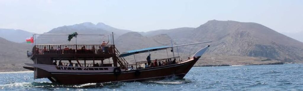 Live traditional music performance on a dhow boat in Dubai.