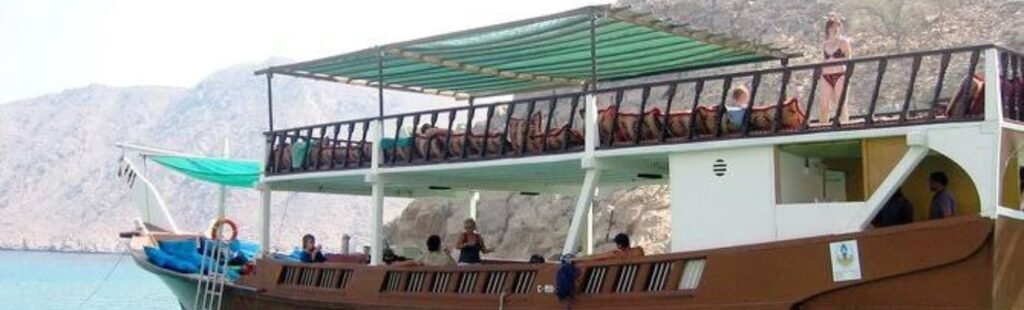 Interior of Marina Dhow Cruise.