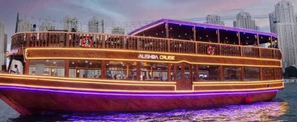 Dhow River Cruise sailing on Dubai's waterways.