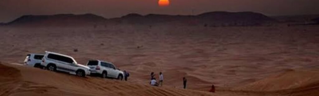 Shisha smoking in Dubai desert camp.