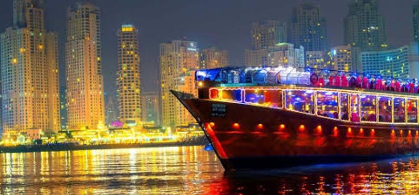 WhatsApp Image 2024-07-13 at 2.28.04 AM (1) › Forever Tourism LLC Luxurious dining setup on a Marina Cruise Dinner Price