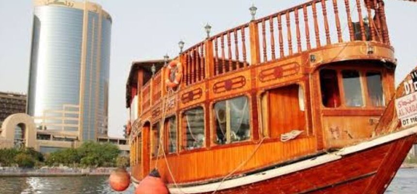 Dhow Boat › Forever Tourism LLC Traditional Dhow boat sailing in Dubai