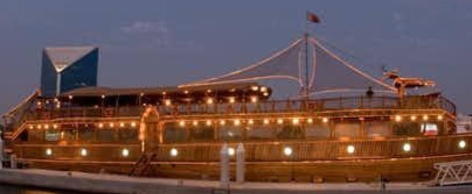 Marina Cruise Dubai with the skyline in the background.