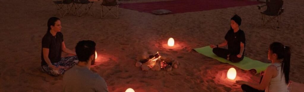 Guests enjoying dune bashing during Night Safari Dubai.