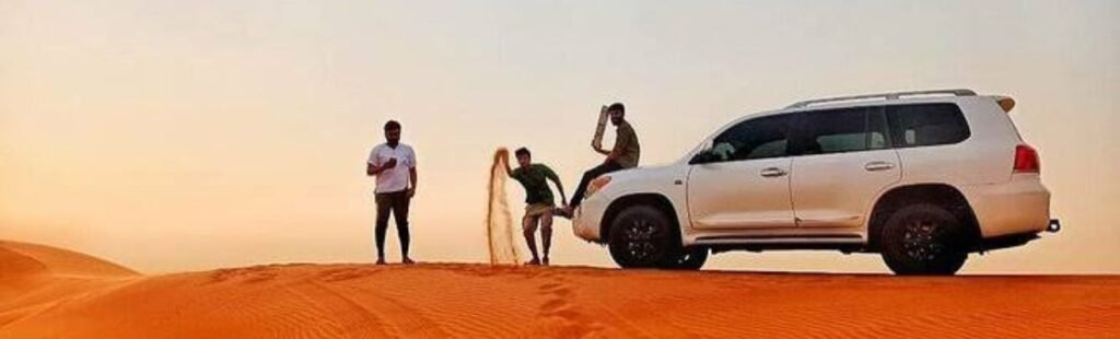 Shisha setup in the Dubai Desert.