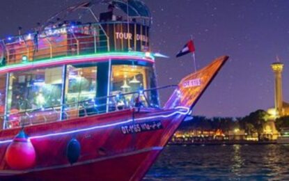 Dubai Canal Dhow Cruise Dinner: Luxurious Evening on Dubai’s Iconic Waterway