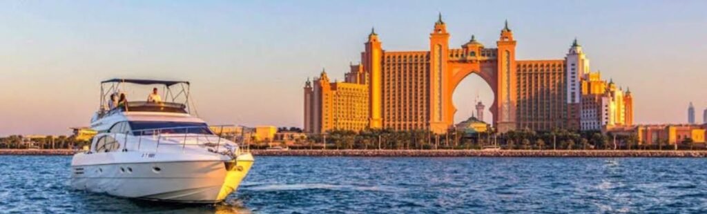 Family enjoying their time on the Dubai Creek cruise.