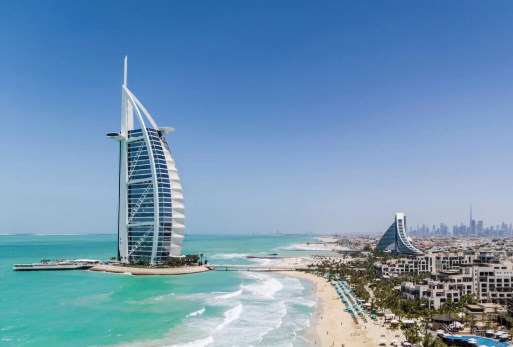 The Burj Al Arab, Dubai’s iconic sail-shaped hotel, stands majestically by the beach. Part of a Dubai city half day sightseeing tour, this landmark offers a glimpse into Dubai’s opulent modern architecture. Enjoy breathtaking views of the coastline and skyline, all included in the Dubai city tour half day price. The Dubai city tour half day itinerary also includes visits to other must-see attractions, giving you a perfect taste of Dubai in a short time. This is a great option for those wanting to experience Dubai's luxury and beauty in just a few hours.