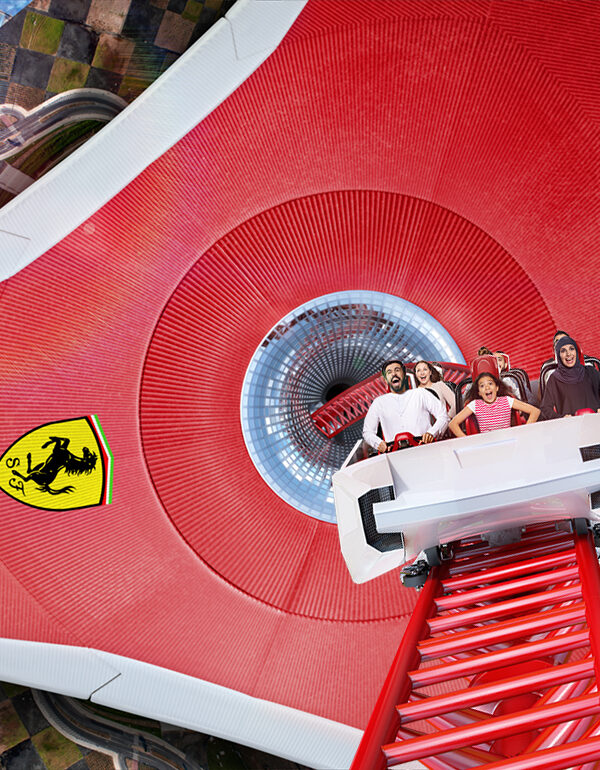 Experience an action-packed day at Ferrari World Yas Island, Abu Dhabi, featuring thrilling Ferrari World Abu Dhabi attractions and must-try rides.