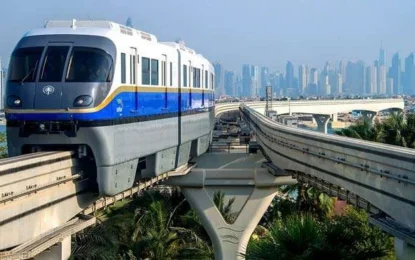 Monorail Ride On Palm Jumeirah