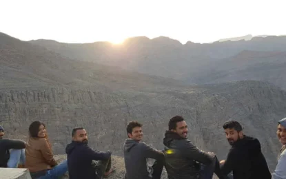 Glide on Ice at the Peak of UAE’s Tallest Mountain