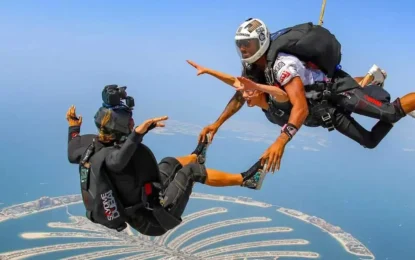 Is Skydiving Too Scary for You? Dubai’s Palm View Will Make You Forget the Fear!