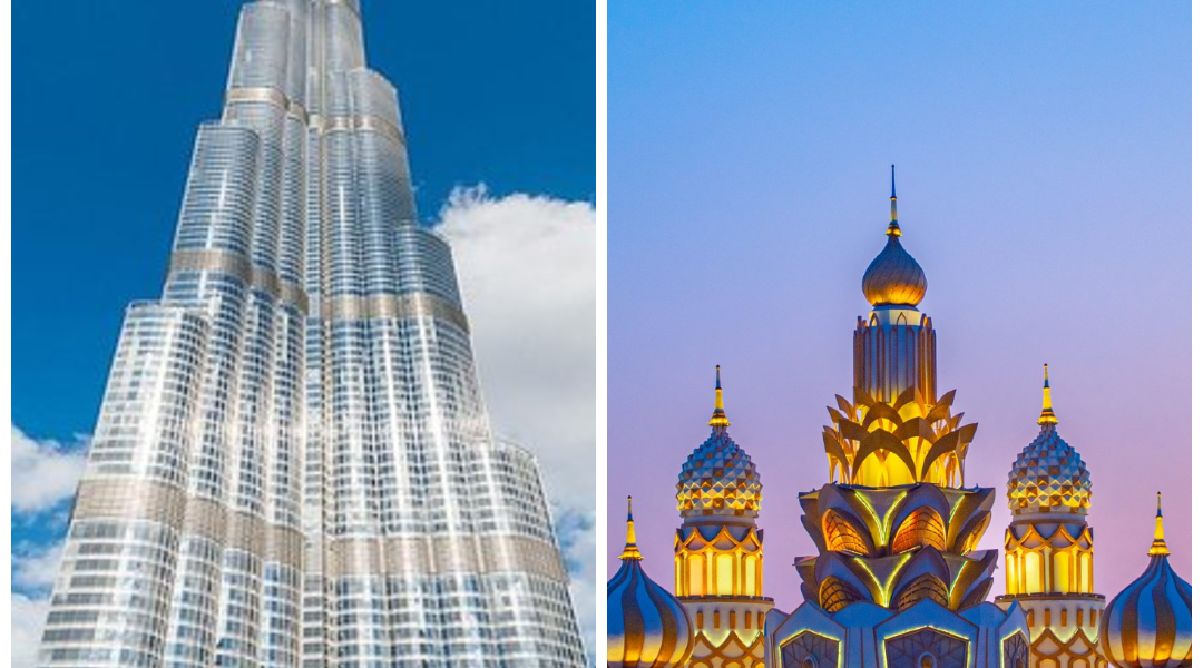 Full Day Dubai City Tour with Free Global Village Tickets at Just 230 AED › Forever Tourism LLC A vibrant view of Global Village Dubai with attractions, entertainment, and Dubai city tour highlights.