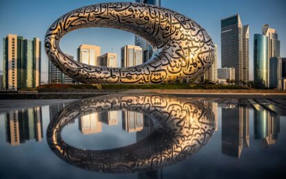 Futuristic architecture of the Museum of the Future Dubai, showcasing innovative design and immersive exhibits. Explore the latest Museum of the Future tickets offers and timings for an unforgettable experience!