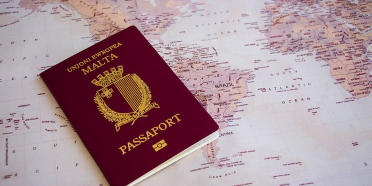 Travel documents and passport ready for Malta visa application from Dubai, highlighting Malta visa requirements for UAE residents.