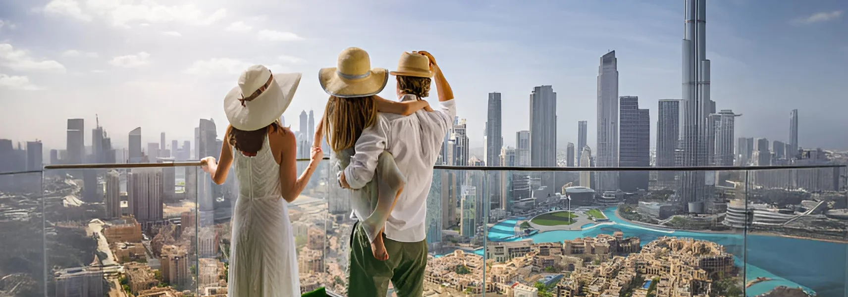 A festive Easter 2025 celebration in Dubai featuring themed decorations, family activities, and a beautiful skyline, highlighting key Easter 2025 dates and events.