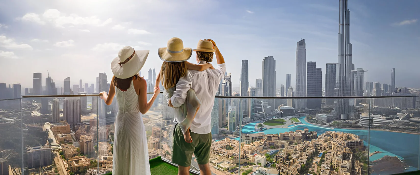 A festive Easter 2025 celebration in Dubai featuring themed decorations, family activities, and a beautiful skyline, highlighting key Easter 2025 dates and events.