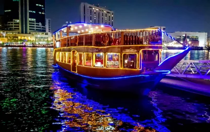 Experience the elegance of a Marina Dhow Cruise with stunning skyline views, delicious cuisine, and the authentic charm of a Dhow Cruise Dubai or Dhow Cruise Creek.