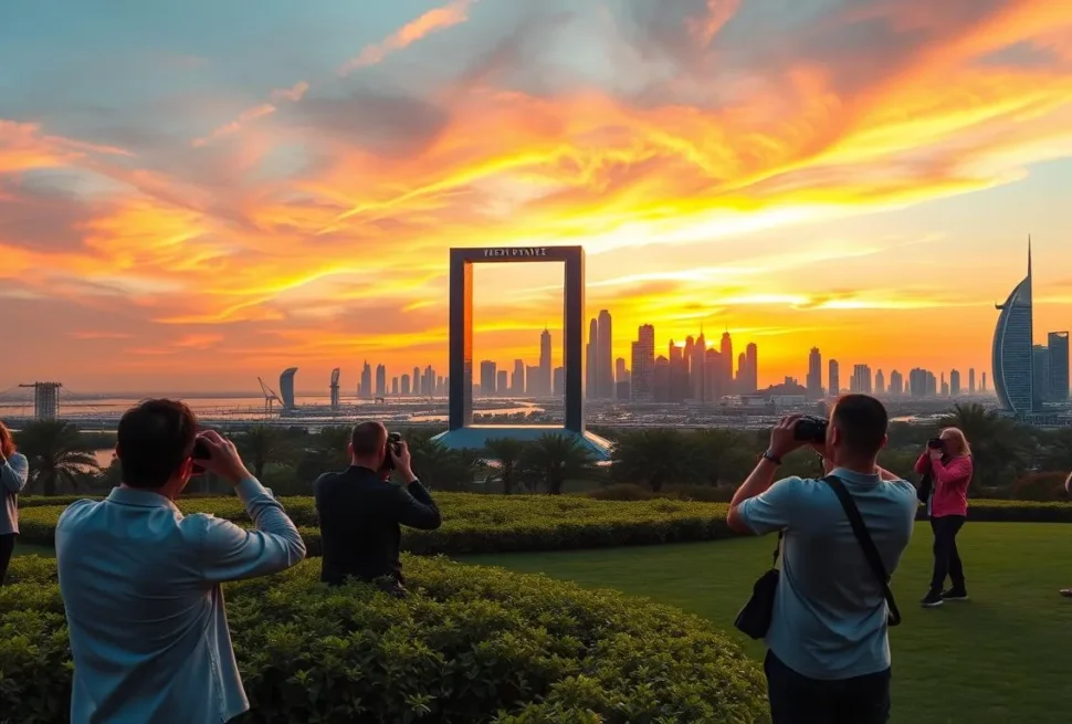 Stunning views from the Dubai Frame, perfect for photography and capturing memories. Get information on Dubai Frame timings and tickets for your visit.