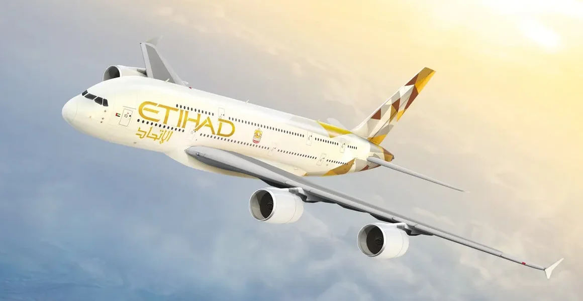 Fly with Etihad Airways: Book Your Next Adventure Today! › Forever Tourism LLC Etihad Airways flight from UAE to Indonesia, offering exceptional comfort and service for your journey to Indonesia.