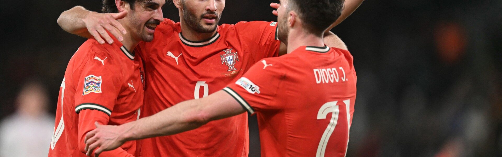 Fans cheering during the Portugal vs Denmark match – get your Portugal visa from Dubai to witness the next Portugal match live.
