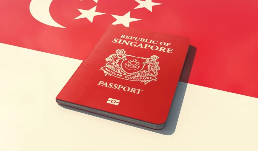 Infographic showing Singapore visa fee details, application process, and how to check Singapore visa status online.