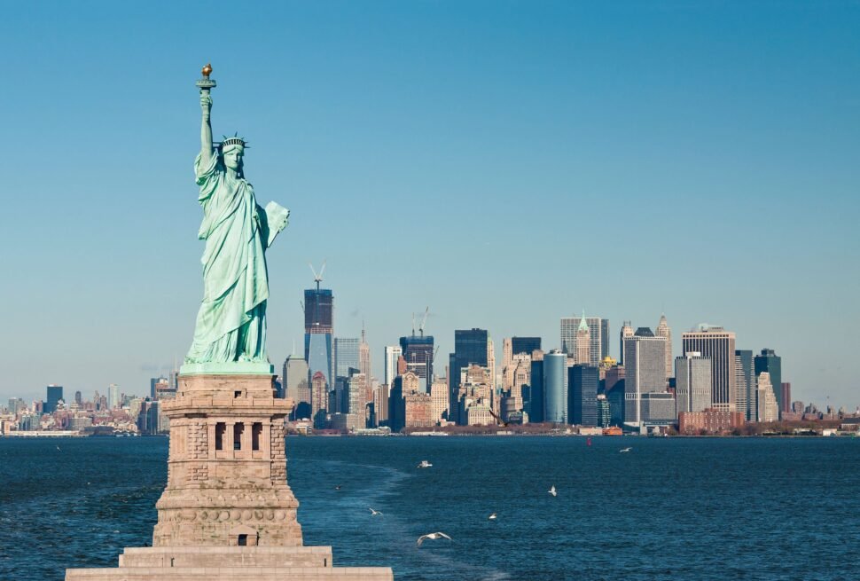 Applicant submitting a US tourist visa from Dubai with completed US visa application documents.