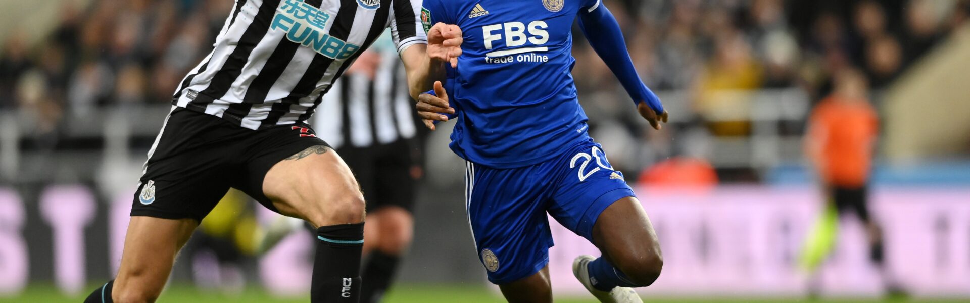 Leicester City vs Newcastle highlights – Players in action during the intense match. Get your UK visa to witness the next big game live!
