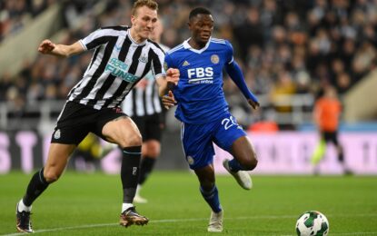Leicester City vs Newcastle highlights – Players in action during the intense match. Get your UK visa to witness the next big game live!