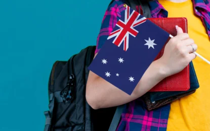 Travel documents and passport ready for an Australia visa application, highlighting the essential tourist visa Australia requirements.
