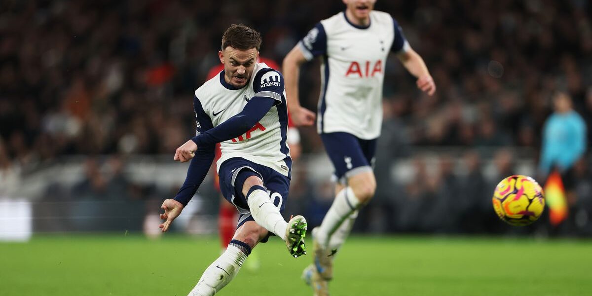 Fans celebrating after the Tottenham vs Nottm Forest match in the UK, showing excitement and passion for Tottenham's next game.