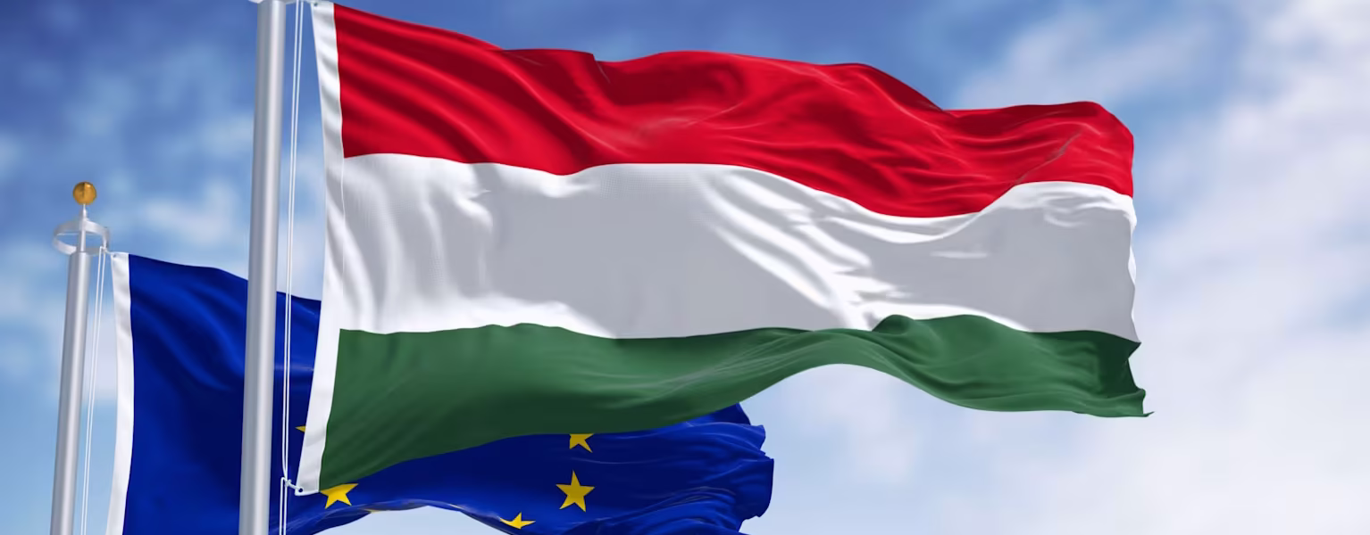 Hungary Schengen Visa – Get It Without a Hassle! › Forever Tourism LLC Map showing Schengen countries list highlighting Hungary, promoting Hungary Schengen visa and Schengen visa appointment process.
