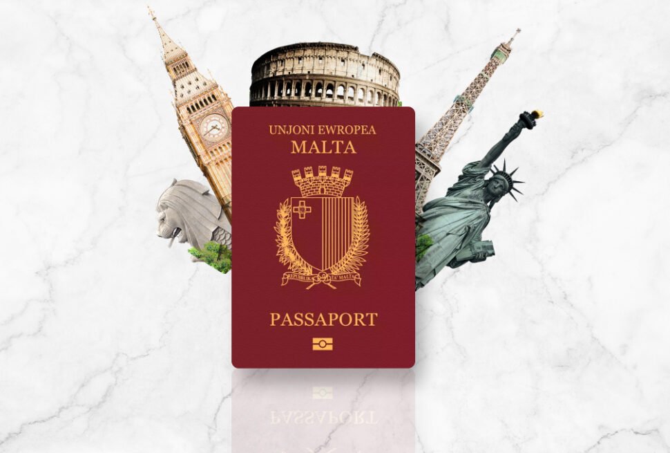 Travel documents for Malta visa from Dubai with Schengen countries map, promoting easy entry to Malta with a Schengen visa.