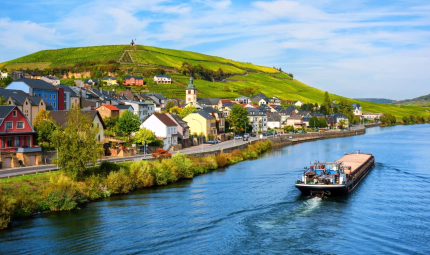 Passport with Luxembourg visa stamp, symbolizing entry to Schengen countries and fast Luxembourg visa processing time.
