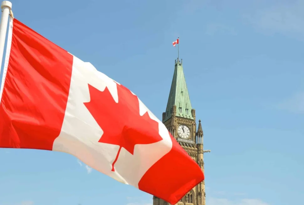 Traveler reviewing Canada tourist visa application details and processing time from Dubai.