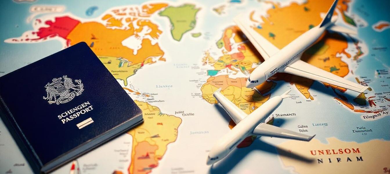 Person applying for Schengen visa from UAE with documents showing Schengen visa validity period – apply for Schengen visa Dubai.
