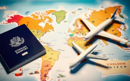 Apply for Schengen Visa Dubai – Quick Guide! › Forever Tourism LLC Person applying for Schengen visa from UAE with documents showing Schengen visa validity period – apply for Schengen visa Dubai.