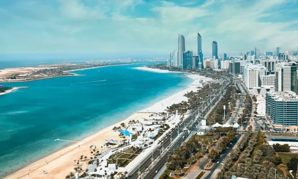 Abu Dhabi City Tour with Ferrari World – Book Now › Forever Tourism LLC Tourists enjoying an Abu Dhabi city tour with Ferrari World, exploring Yas World attractions and iconic landmarks during a City Tour Abu Dhabi experience.