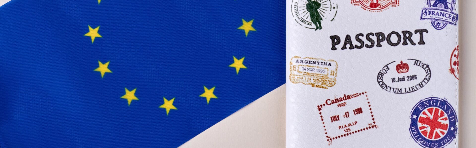 Traveler holding passport with Schengen visa – learn how to apply Schengen visa from UAE and book the fastest Schengen visa appointment from Dubai.