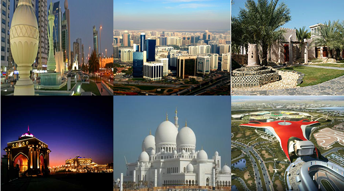 City Tour Abu Dhabi – Explore Like Never Before! › Forever Tourism LLC Scenic view of Abu Dhabi skyline during a City Tour Abu Dhabi, ideal for travelers on an Abu Dhabi city tour from Dubai.