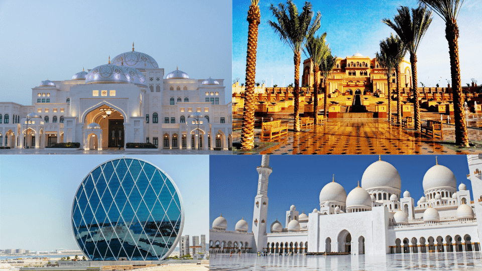 Abu Dhabi City Tour – #TopExperience You’ll Remember › Forever Tourism LLC A stunning view of the Sheikh Zayed Grand Mosque during an Abu Dhabi city tour, part of the Abu Dhabi city tour package, showcasing the city's rich culture and architecture.