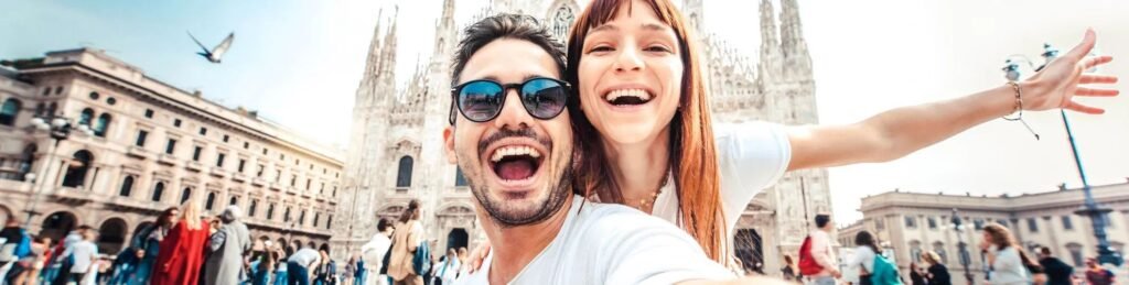 Schengen Visa From UAE – Fastest Way to Europe! › Forever Tourism LLC Applicant at visa center booking a Schengen Visa from UAE, showing photo requirements and Schengen visa appointment process.