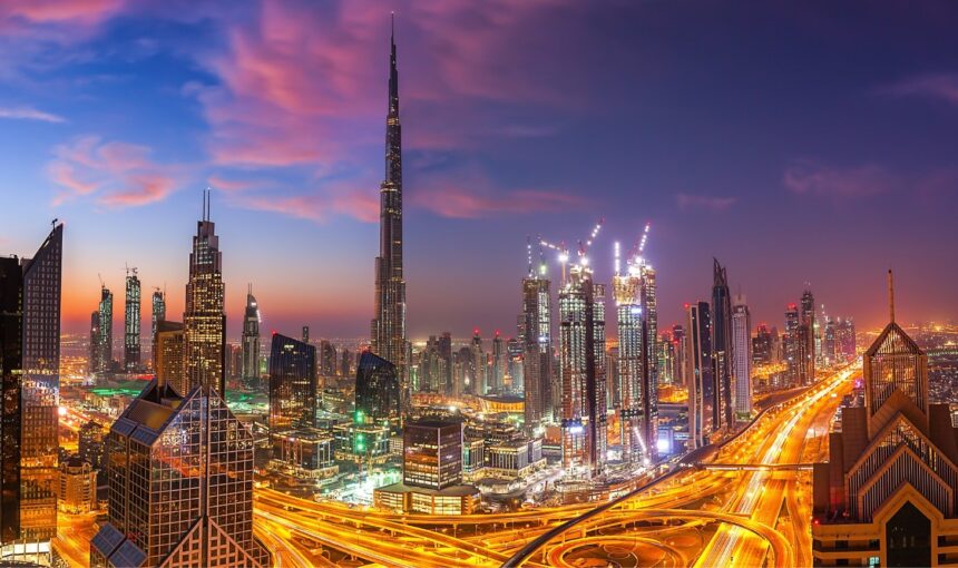 Dubai City Tour – Top 5 Spots to Explore Now › Forever Tourism LLC Dubai city tour showcasing Dubai Mall, desert safari adventures, and highlights from an exciting Dubai half day city tour with exclusive packages.