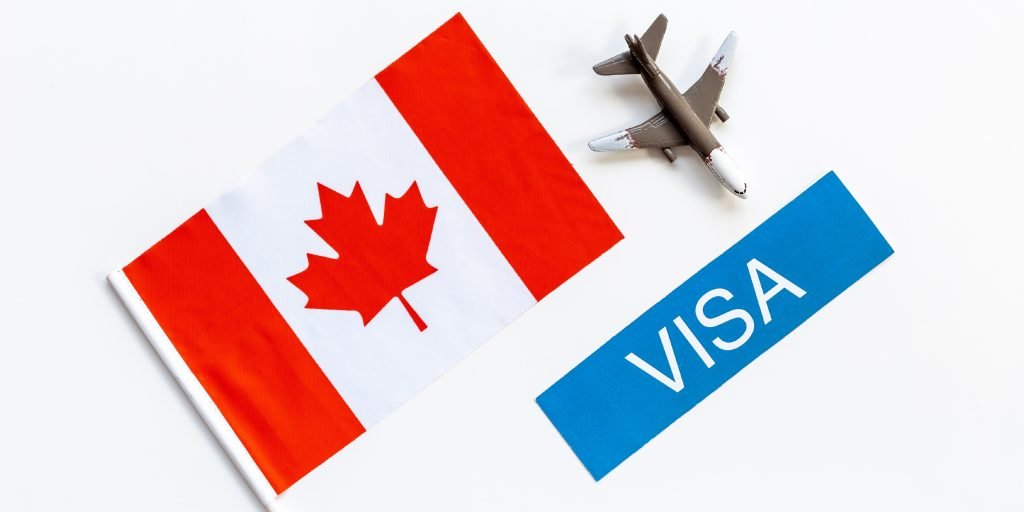 Canada Tourist Visa from Dubai: 3-Step Shortcut › Forever Tourism LLC Traveler holding passport and application form for Canada tourist visa from Dubai, with clock showing Canada tourist visa processing time.