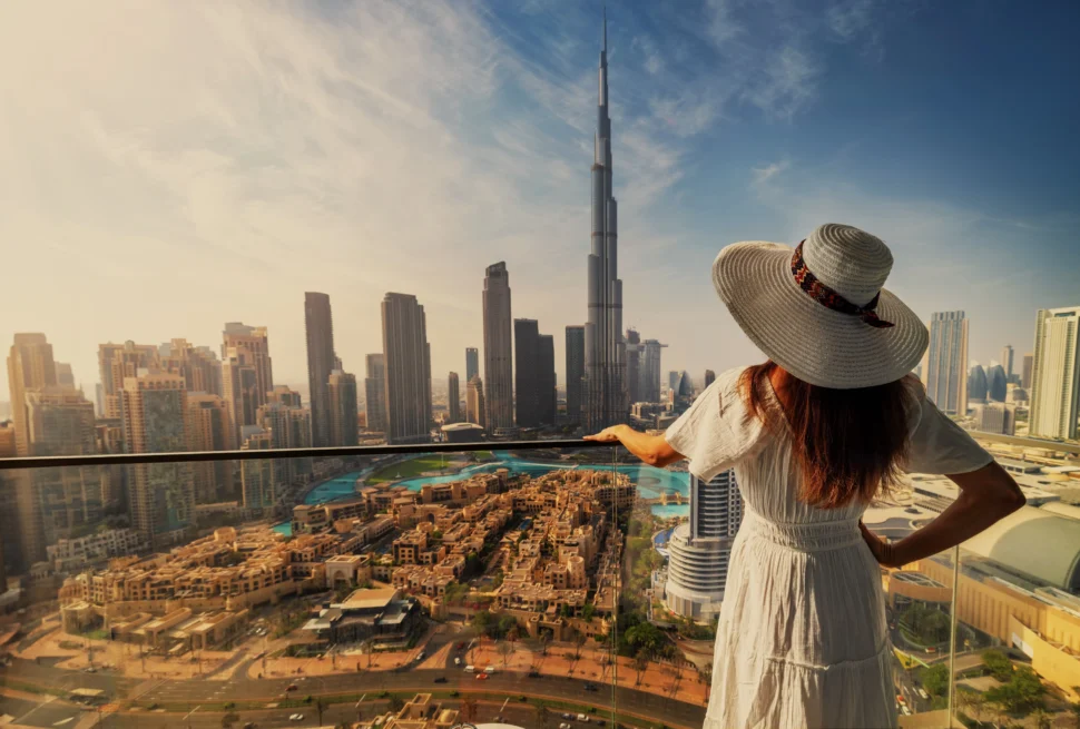 Skyline view and desert safari representing a 3 Nights 4 Days Dubai holiday package, ideal for Dubai holidays 2025 and unforgettable Dubai holiday trips.